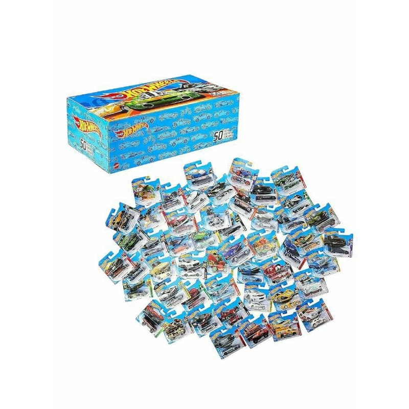 hotwheels 50 Car Box(Includes 50 short cards)