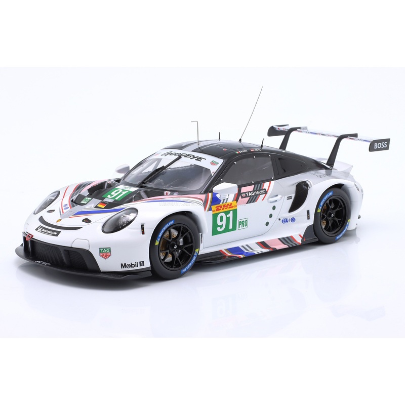 Ixo 2018 Porsche 911 991.2 GT3 RSR-19 No 91 Goodbye Team Porsche GT WEC 8hr 2022 1:18