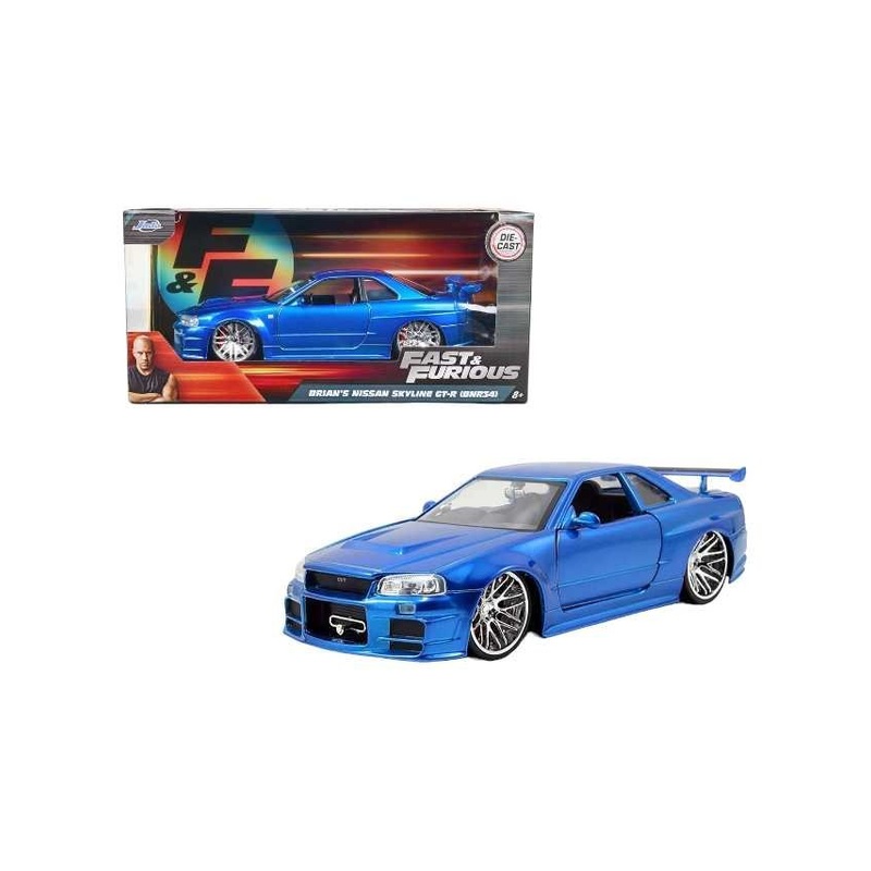 Jada Fast and Furious brain's Nissan Skyline GT-R R34