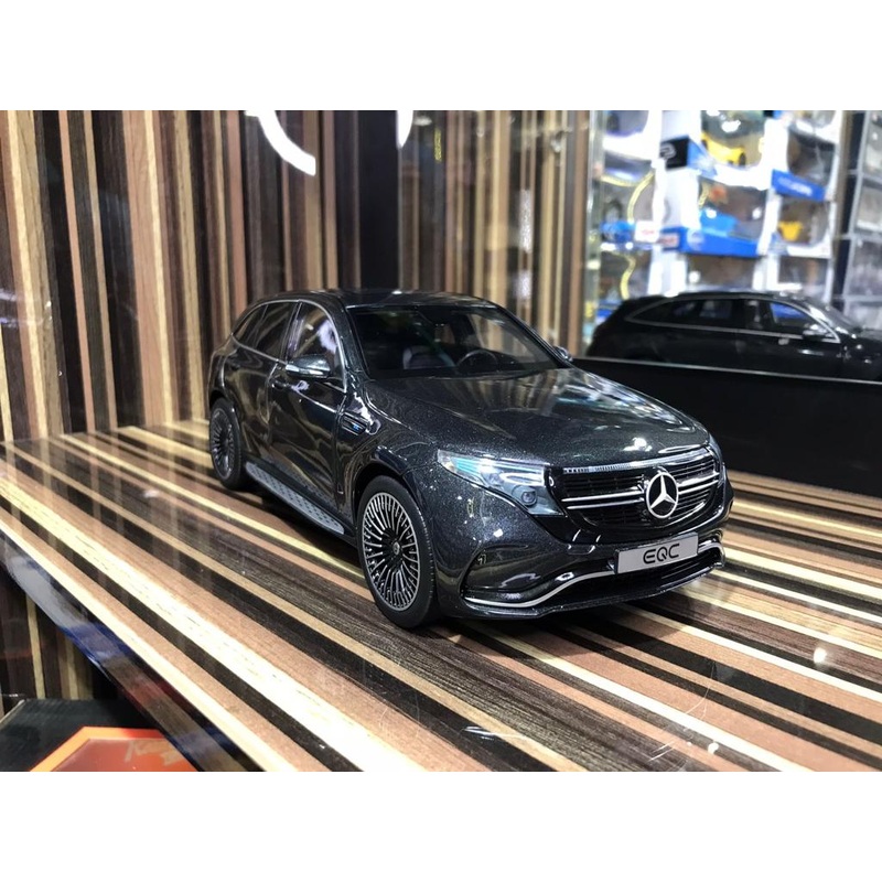 1/18 Diecast Mercedes-Benz EQC 400 4Matic Dark Grey Norev Scale Model Car