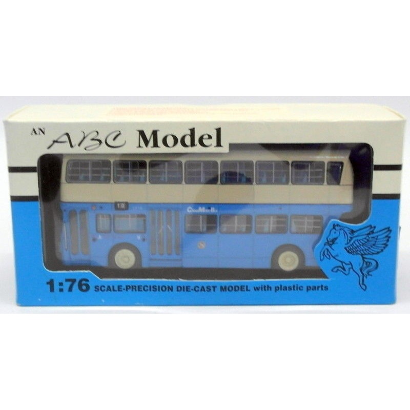 ABC 1/76 Scale Model 000101 - Leyland 1974 Rear Engined Hong Kong Jumbo Bus R10