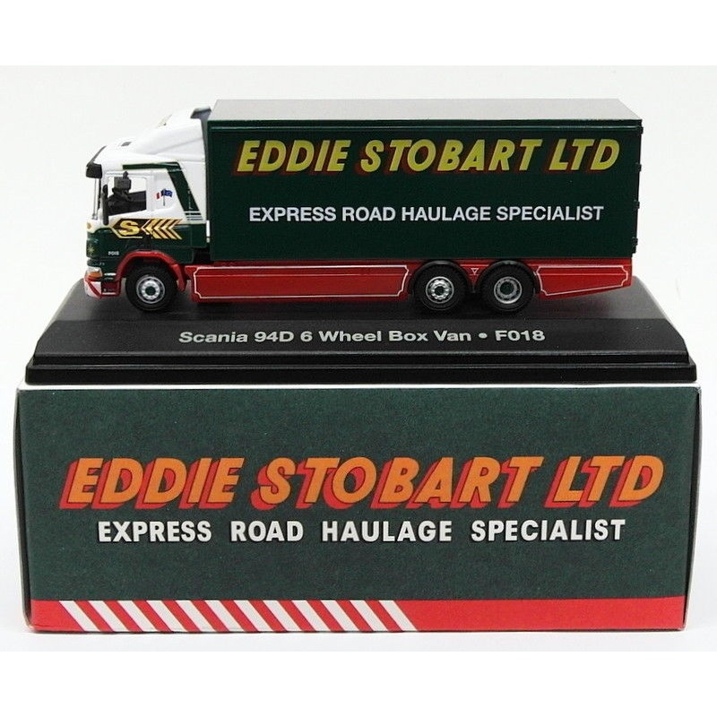 Atlas Editions 1/76 Scale 4 649 128 - Scania 94D 6 Wheel Box Van F018 - Stobart