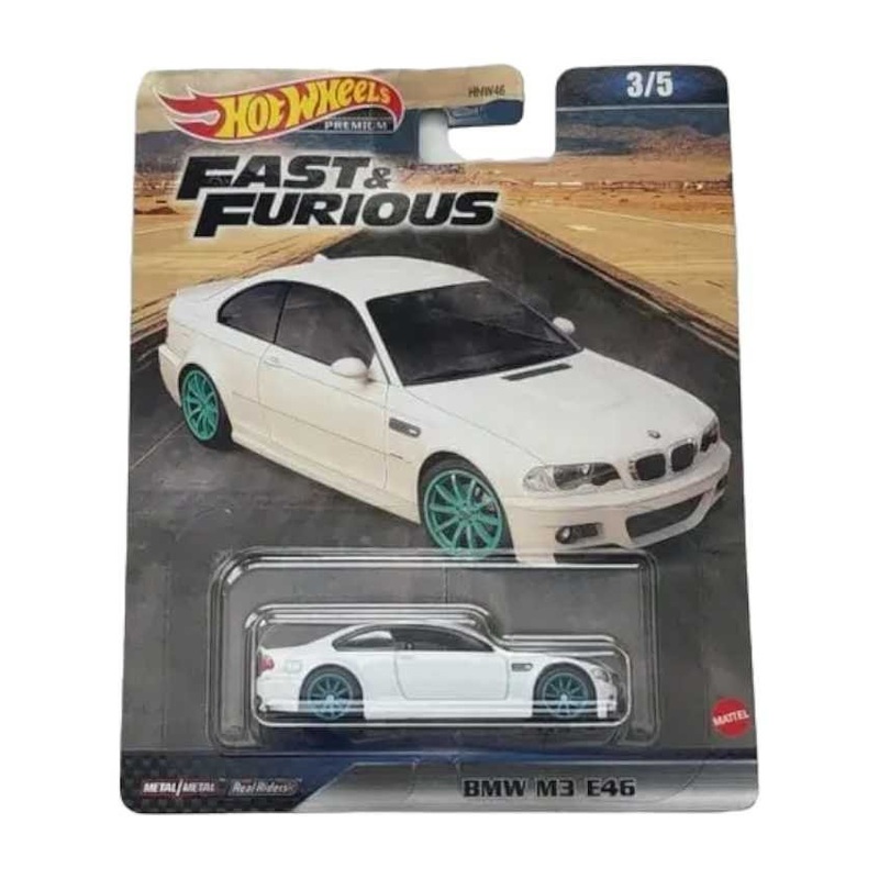Exclusive Hotwheels Fast and Furious BMW M3 (Blister Damage and colour fade)