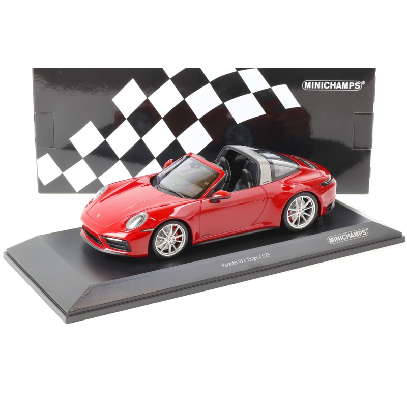 Minichamps 2021 Porsche 911 992 Targa 4 GTS Guard Red 1:18 SEALED