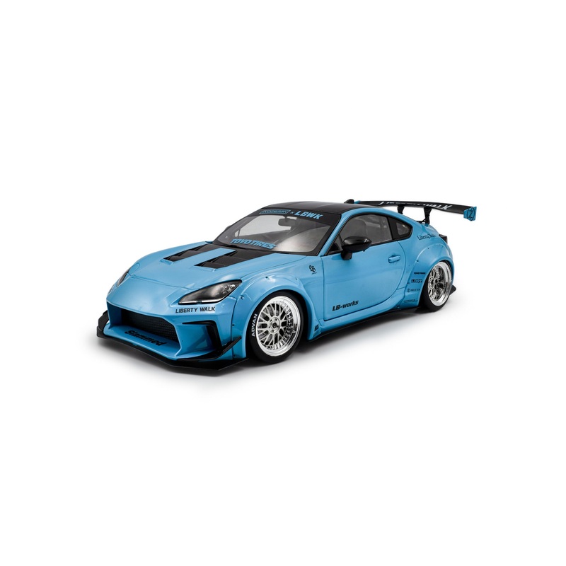 Solido 2024 Toyota GR86 LBWK Body Kit Baby Blue 1:18
