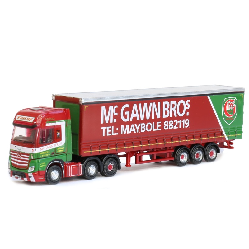 Truck Mercedes Actros Curtainside Mc Gawn Bros