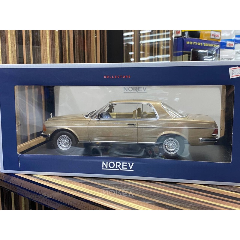 1/18 Diecast Mercedes-Benz 280 CE 1980 Champgne Norev Scale Model Car