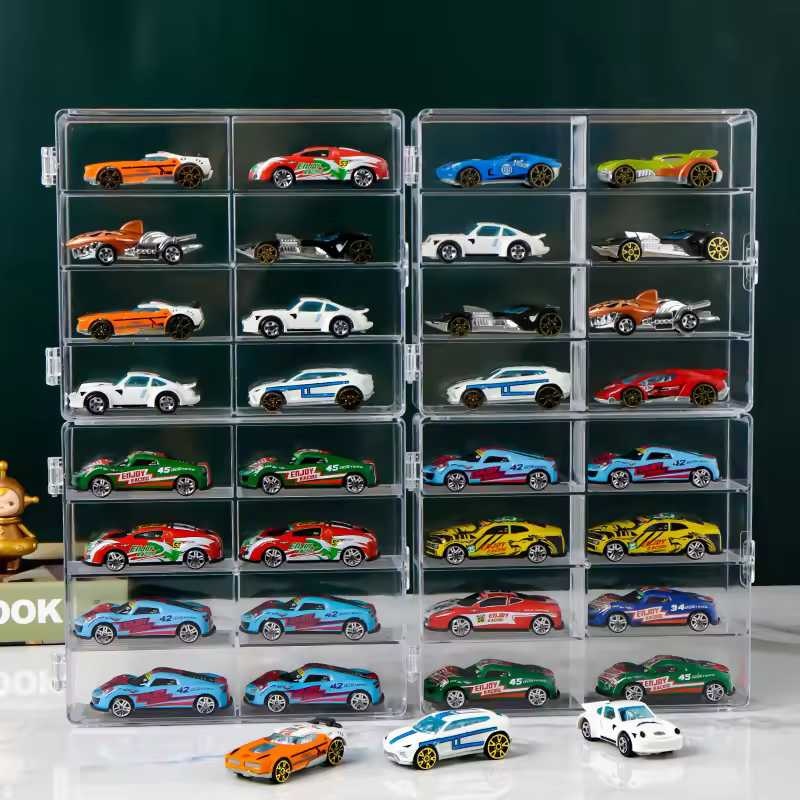 Acrylic Case For Storage Holds 8 Cars (Cars not Included)