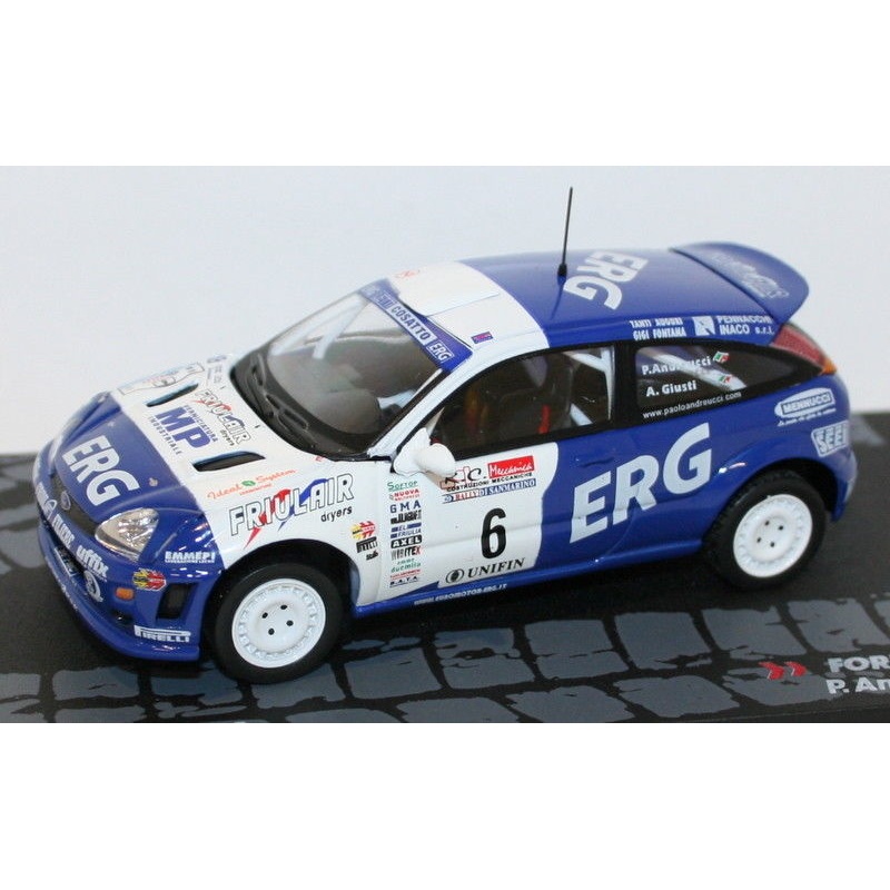 Altaya 1/43 Scale - Ford Focus RS WRC - Rally San Marino 2001 #6
