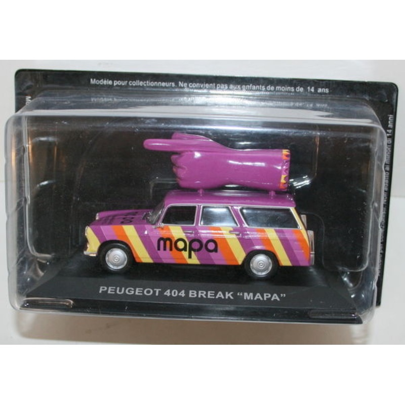 ALTAYA 1/43 SCALE - PEUGEOT 404 BREAK - MAPA