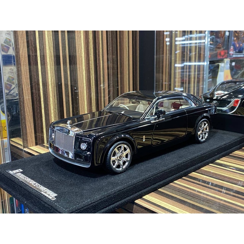 AutoBarnModels Rolls-Royce SWEPTAIL - 1/18 Resin Model, Black
