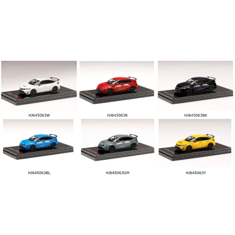 [ETA:  Feb 2026 ] Hobby Japan 1/64 Honda Civic Type-R FL5 RacingBlackPackage 2025 Genuine Optional Parts Version (HJ645063)