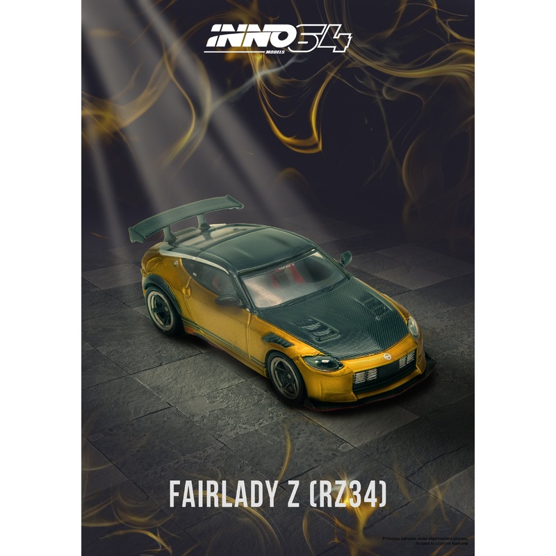 [ETA:  Feb 2027 ] Inno64 1/64 TOP SECRET FAIRLADY Z (RZ34) Gold