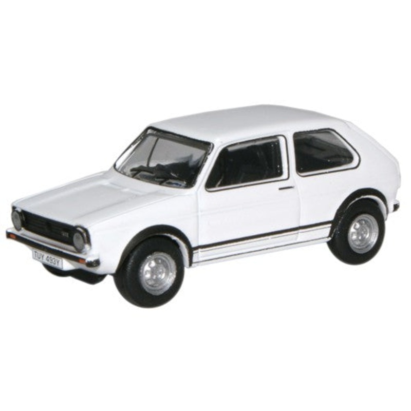 Alpine White Golf GTI - 1:76 Scale