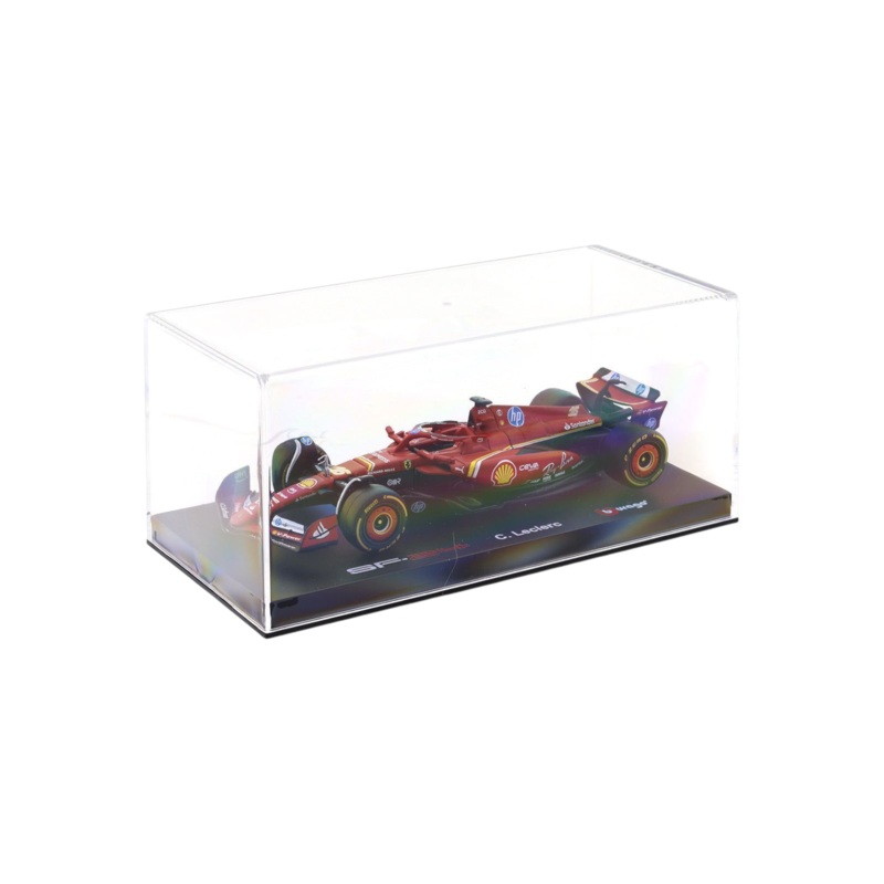 Bburago 2024 SF24 Ferrari Formula 1 (F1) Racing car #16 Charles Leclerc car 1:43 (With Acrylic Case)