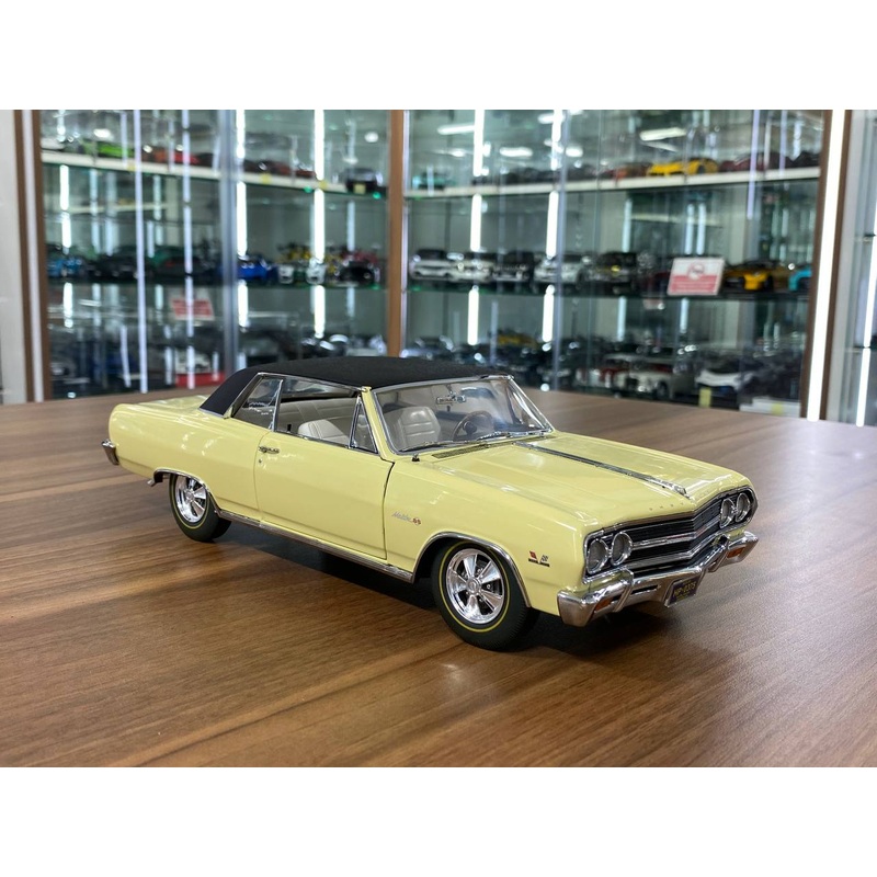 ExactDetail Replicas Chevrolet Z16 Malibu SS 396 Turbo Jet 1965 - 1/18 Diecast, Crocus Yellow