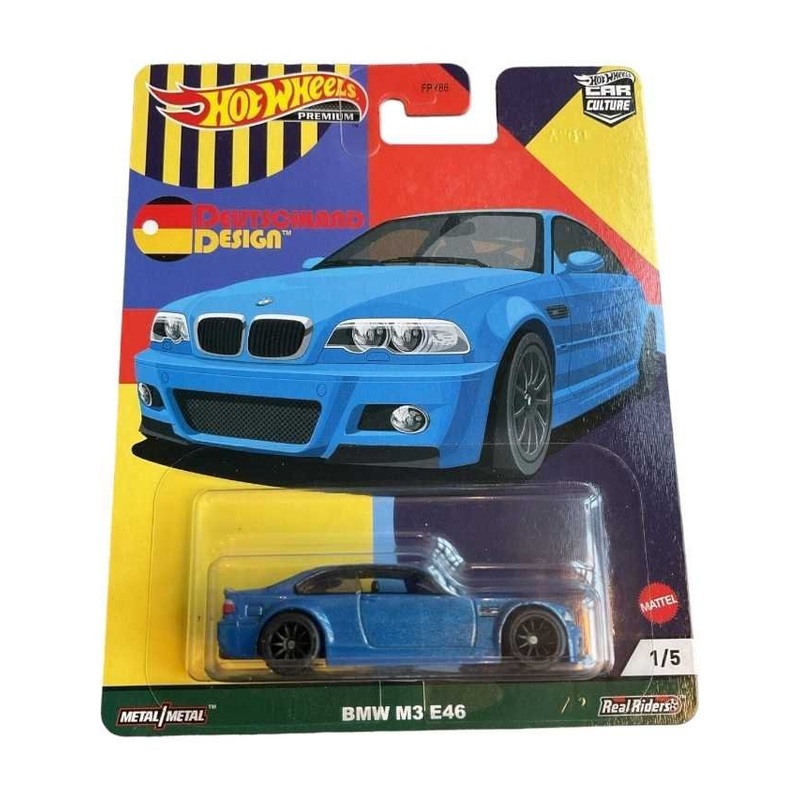 Exclusive Hotwheels car Culture BMW M3 E46 (Blister Damage car mint condition)