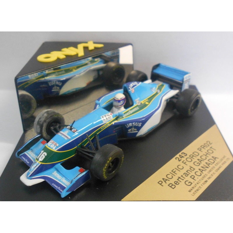 Onyx 1/43 Scale - 243 PACIFIC FORD PR02 GACHOT G.P CANADA