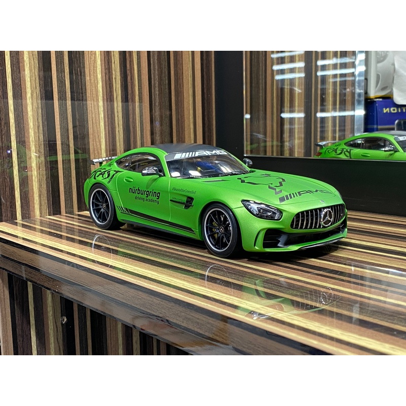 1/18 Diecast Mercedes-Benz AMG GTR - 2017 Nurburgring Green by Minichamps