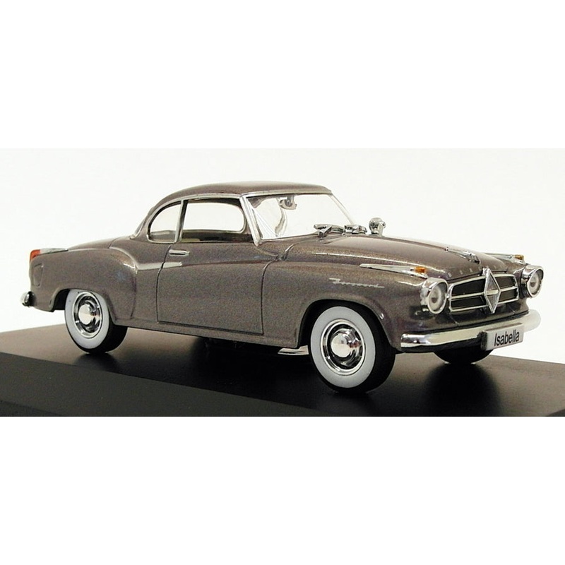 Atlas Editions 1/43 Scale Model Car 7 129 105 - Borgward Isabella - Gunmetal