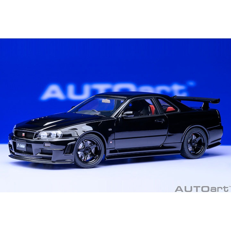 AUTOart 2001 Nissan Skyline GT-R (R34) Z-Tune Black Pearl 1:18