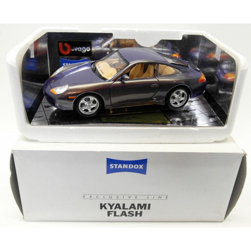 Burago 1/18 Scale diecast - Standox Finish Porsche 911 Kyalami Flash