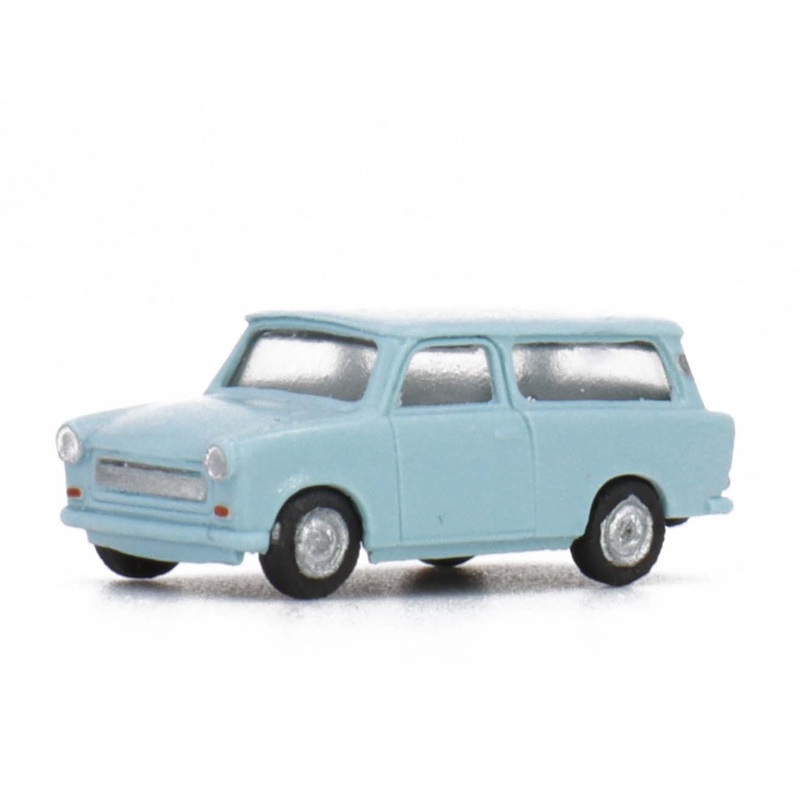 Car Trabant 601 station wagon glacier blue