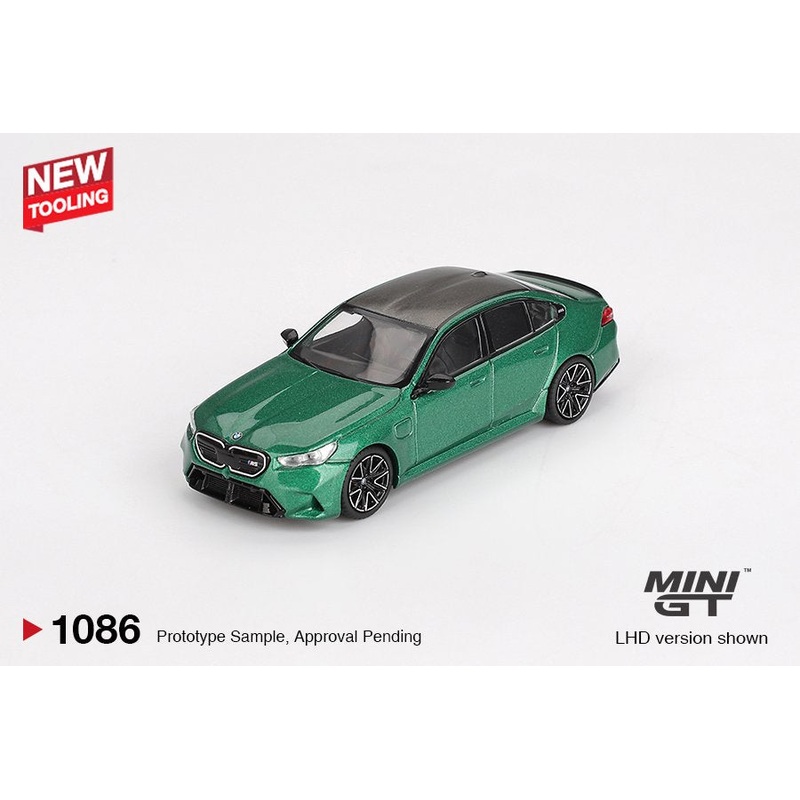 [ETA:  Jan 2026 ] Mini GT 1/64 BMW M5 (G90) Isle of Man Green Metallic