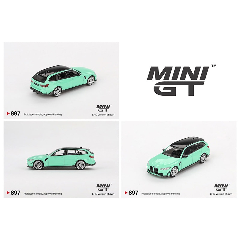 [ETA:  Nov 2025 ] Mini GT 1/64 BMW M3 M Performance Touring Mint Green
