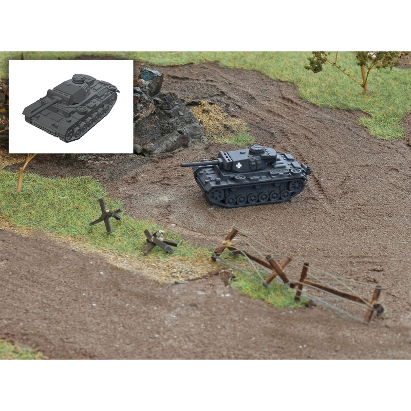 Panzer PzKpfw III Ausf. L Wehrmacht - unpainted 