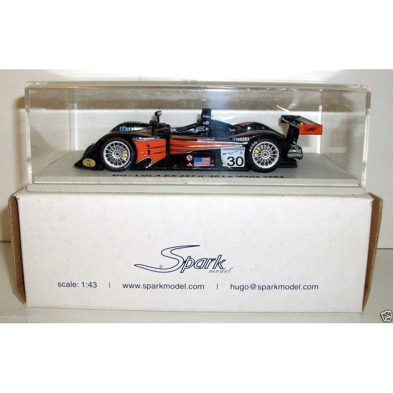 SPARK 1/43 - SCMG07 MG LOLA #30 LE MANS 2002 DAYTON KNIGHT HAWKINS