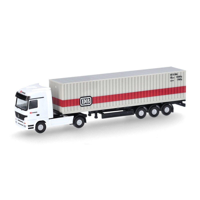 Truck Mercedes-Benz Actros Container semitrailer Deutsche Bahn