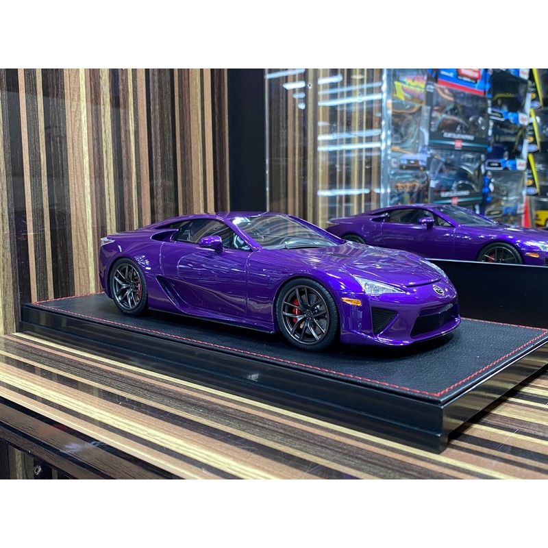 1/18 Diecast Lexus LFA 2012 Purple IVY Models Scale Model Car