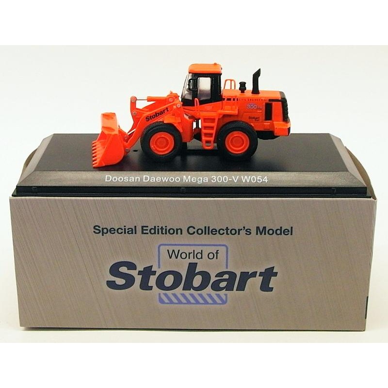 Atlas Editions 1/76 Scale Tractor 4 664 103 - Doosan Daewoo Mega 300-V - Stobart