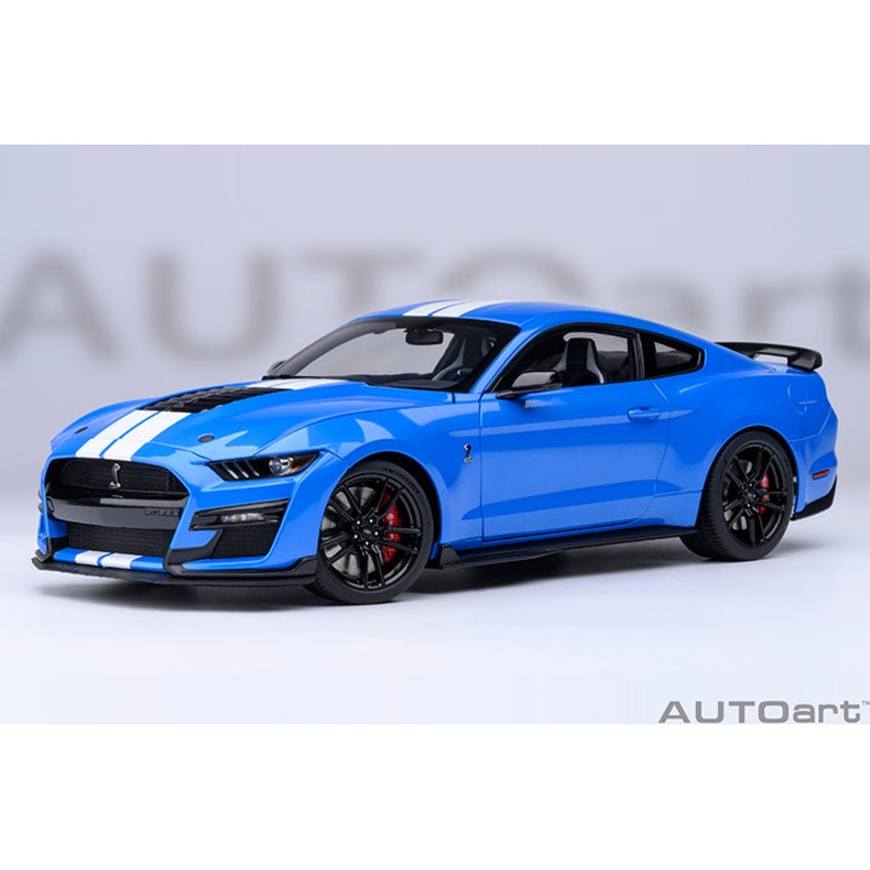 AUTOart Ford Shelby Mustang GT500 Grabber Blue 1:18