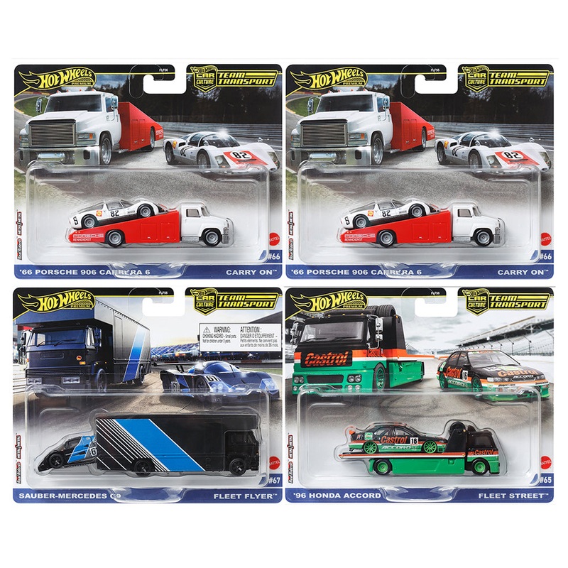 Hot Wheels 1/64 Car Culture Team Transport Case B [set of 4]