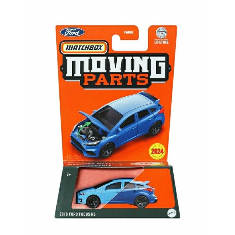Matchbox Moving Parts 2018 ford focus rs