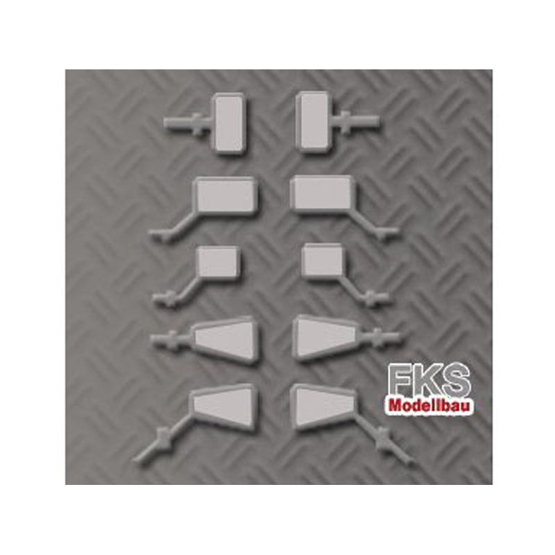 Rckspiegel fr PKW und Transporter, Set 3 mit 102 Paar