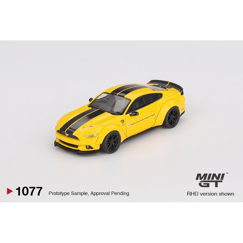 [ETA:  Jan 2026 ] Mini GT 1/64 LB-WORKS FORD MUSTANG Triple Yellow