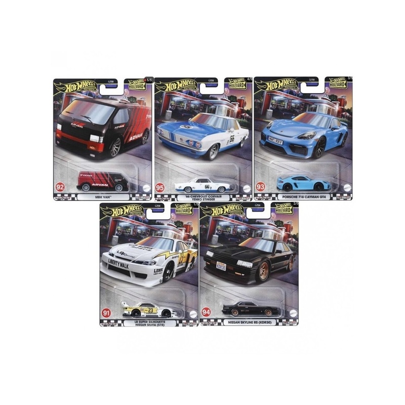 EXCLUSIVE Hotwheels Boulevard set from 91 to 95