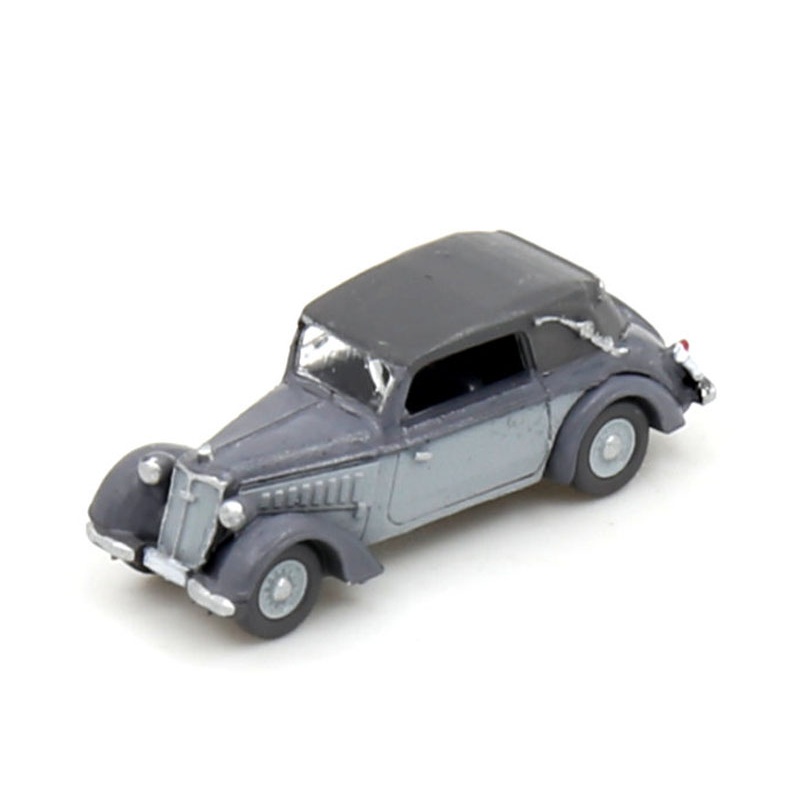 Finished model car DKW F7 Luxus Cabriolet  Light Gray-Gray