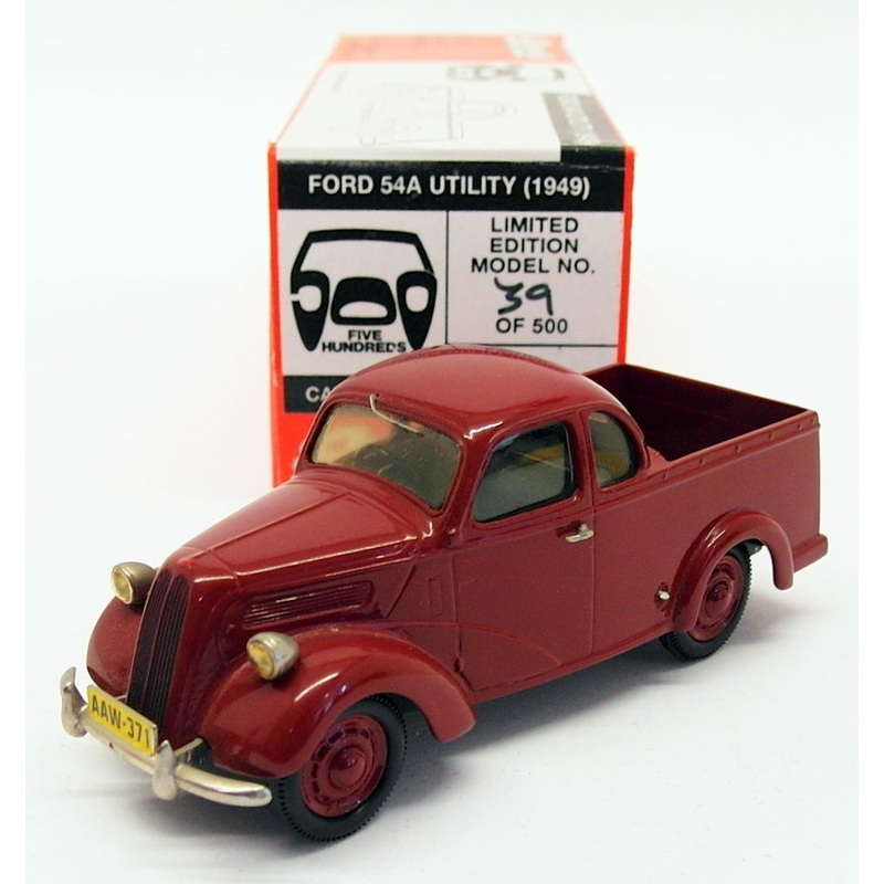 Somerville Models 1/43 Scale 501 - 1949 Ford 54A Utility - 1 Of 500 Red