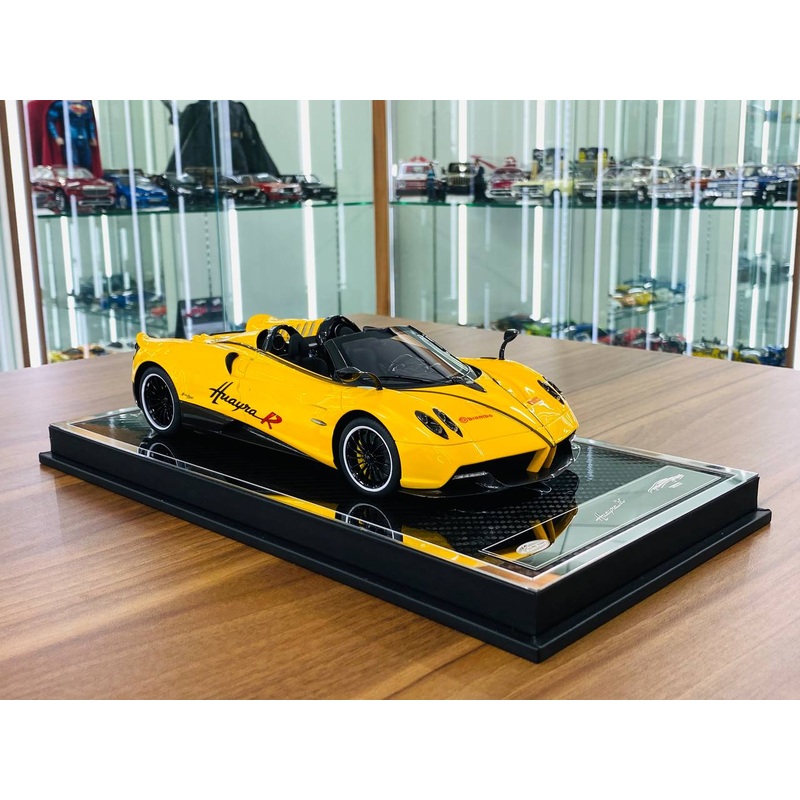 1/18 Resin Model - YY Model Pagani Huayra R BC in Yellow, Limited to 20 Pieces