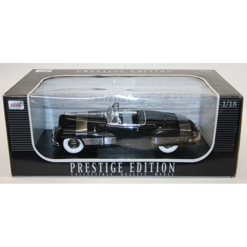 Anson 1/18 Scale Metal Model Car 30409 - 1938 Buick Y Job - Black