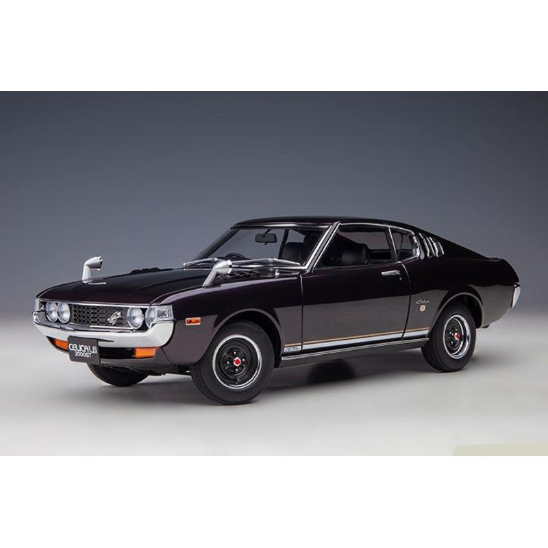 AUTOart 1973 Toyota Celica Liftback 2000GT (RA25) Dark Purple Metallic 1:18