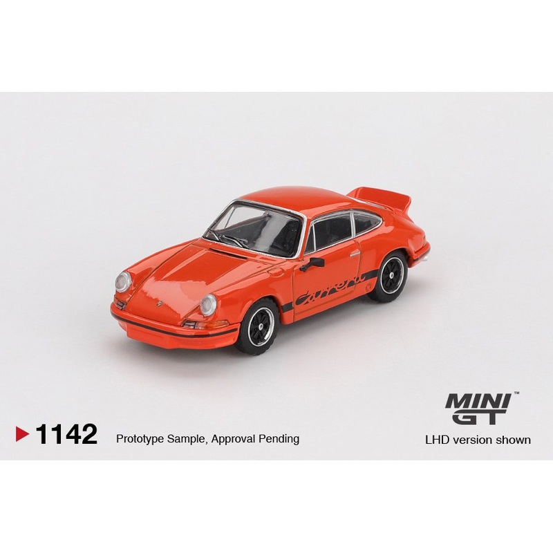 [ETA:  Apr 2026 ] Mini GT 1/64 Porsche 911 Carrera RS 2.7 Tangerine with Black Livery