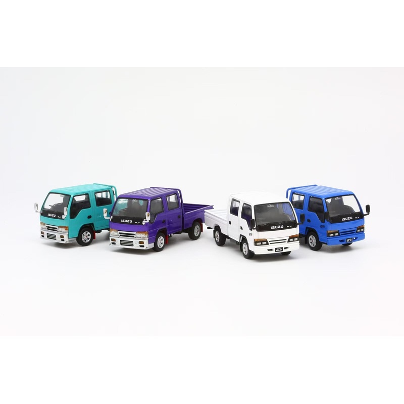 Model1 One 1/64 Isuzu ELF|Blue|White|Purple|Tiffany Blue