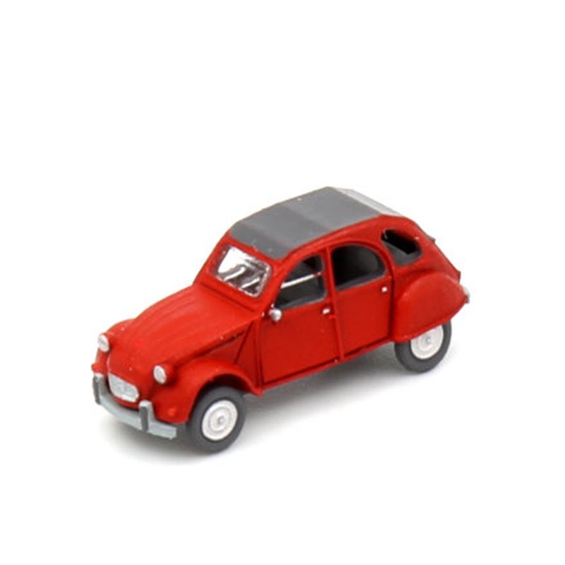 Ready-made model car Citron 2CV6  red