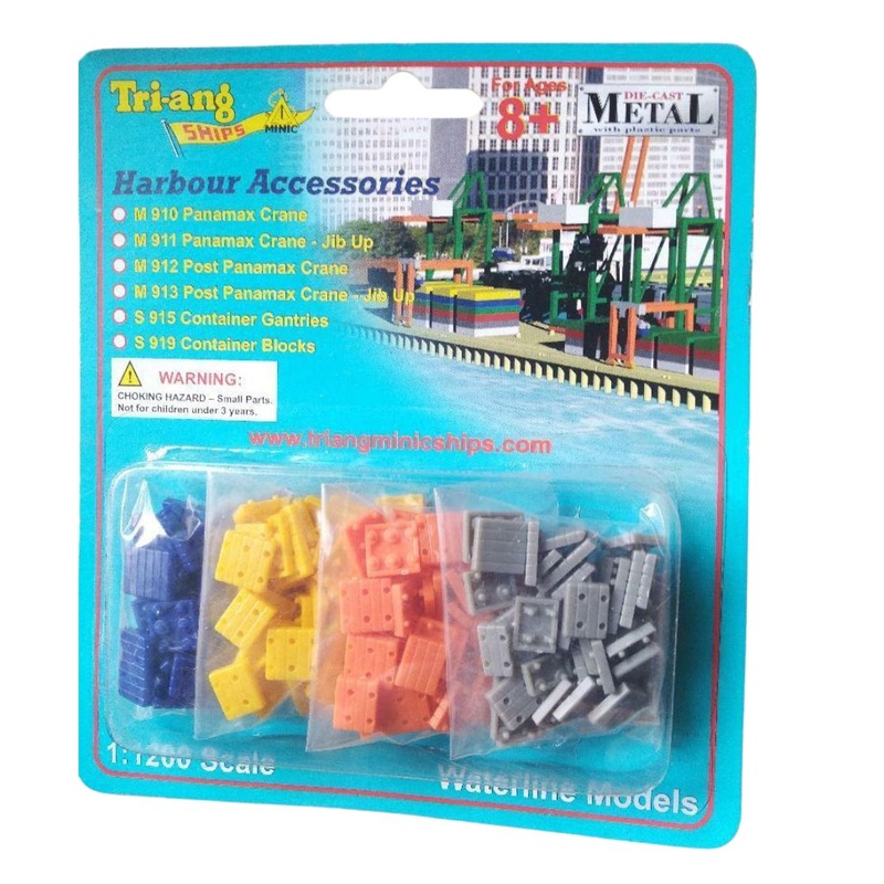 TRIANG Container Blocks - 4 colours - 1:1200 Scale