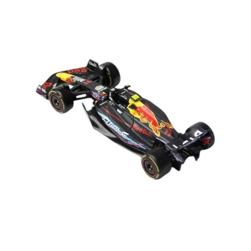 Bburago rb19 with driver Miami gp 11 Sergio Perez